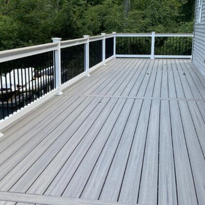 Photo of Center Hill Road deck project