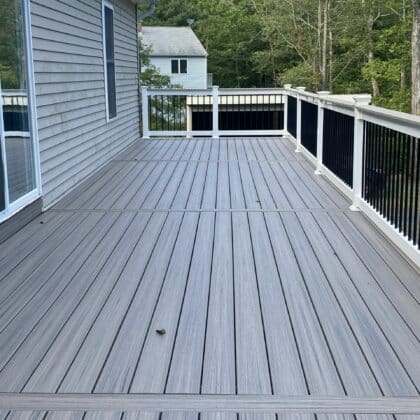 Photo of Center Hill Road deck project