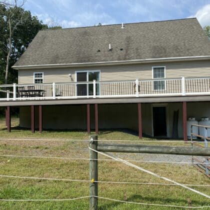 Photo of Center Hill Road deck project