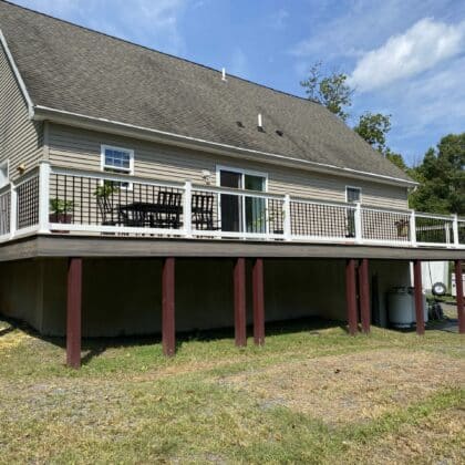 Photo of Center Hill Road deck project