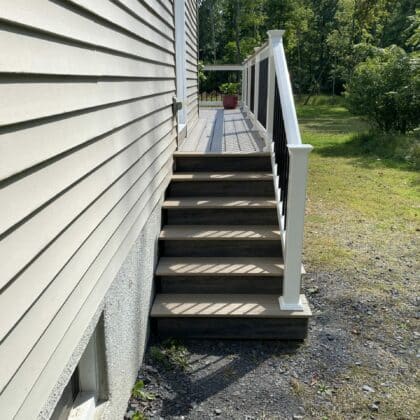 Photo of Center Hill Road project Stairs