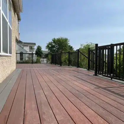 Composite Deck with Avalon Railings - Fiberon Decking Contractor in Harleysville, PA