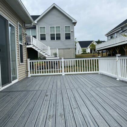 PHoto of open deck