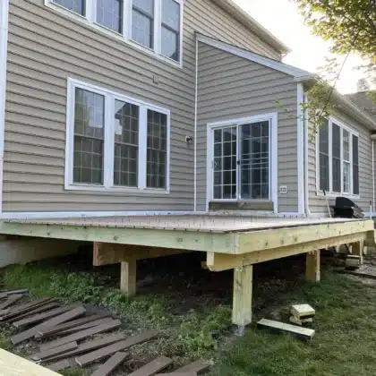 Cost of a Composite Timbertech deck - Deck building contractor near me in Chester Springs PA