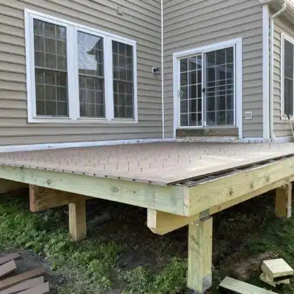 How to build a Composite Timbertech deck - Deck building company near me in Chester Springs PA