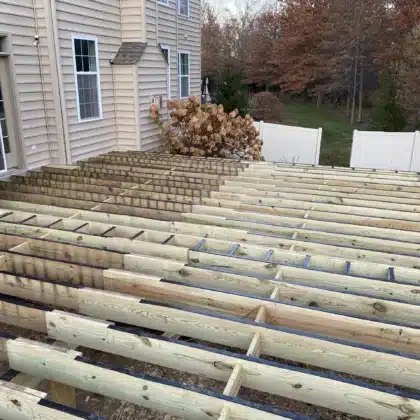 How to start a Timbertech decking project - Deck builders in Pipersville PA