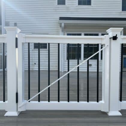 Photo of deck gate