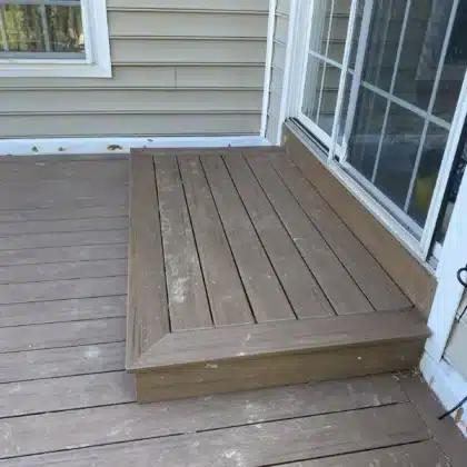 Multi level Composite Timbertech decking project - Deck building company in Chester Springs PA