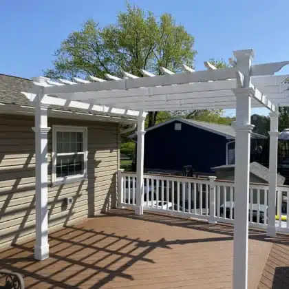 Pergola in a deck - Pergolas Builder in downingtown pa