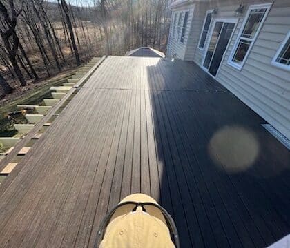 Photo of Decking being Installed