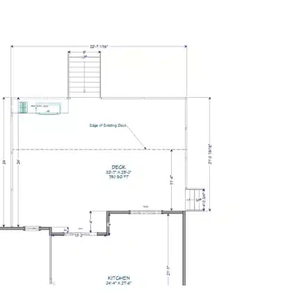 Timbertech decking project plan - Deck building contractor in Pipersville PA