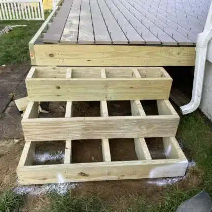 Timbertech decking stairs - Deck building company in Chester Springs PA