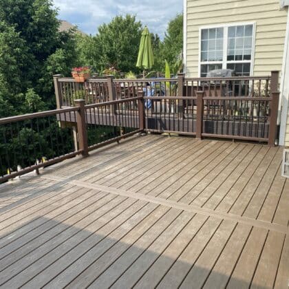 Photo of full view of the whole deck