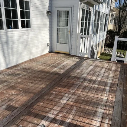 Deck building project in Furlong, PA