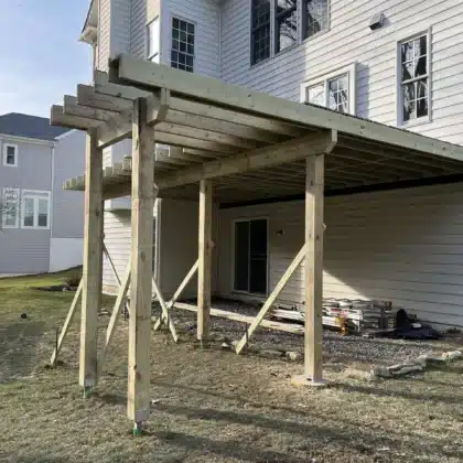 Deck Framing - Deck Building Company in Lafayette Hill PA