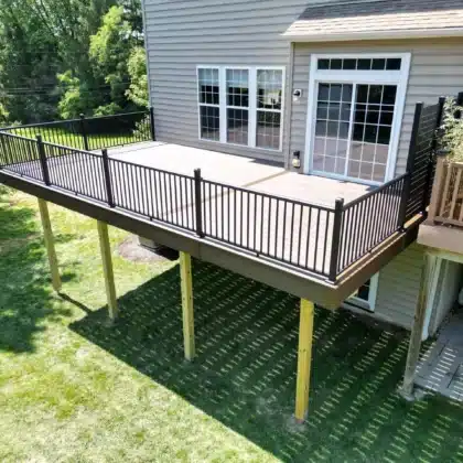 Trex Deck with Avalon Railings - Custom Deck Builders in furlong pa