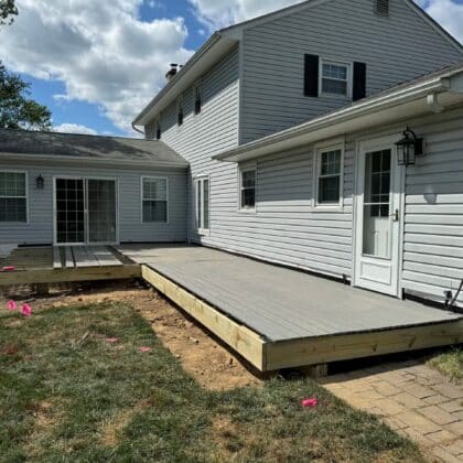 Composite Decking project in Fountainville, PA