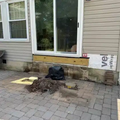 Timbertech Composite Deck replacing project in Doylestown, PA